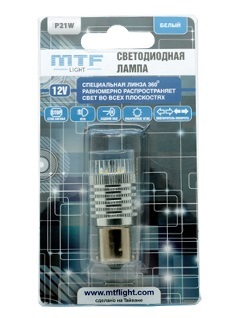Светодиодная лампа MTF Light P21W белый