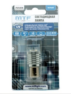 Светодиодная лампа MTF Light P21/5W белый